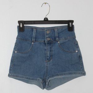 High Waisted Denim Shorts
